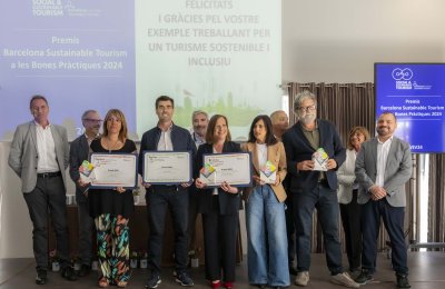 Barcelona recognises companies committed to sustainability in the 8th edition of the Barcelona Sustainable Tourism Awards for Best Practices