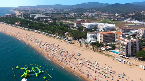 Platja de Llevant de Santa Susanna